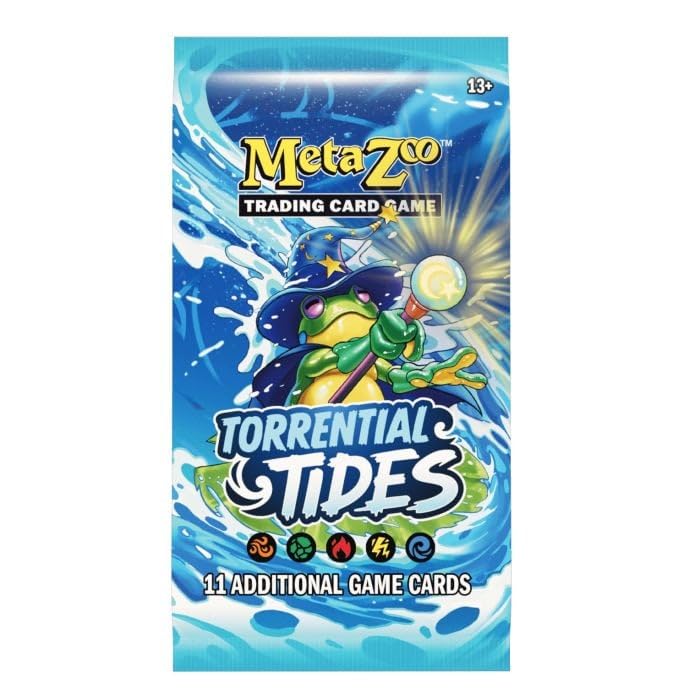 Amazon.com: MetaZoo: Torrential Tides Booster Box (24 Packs) : Toys & Games