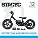 STACYC 12eDRIVE Electric Balance Bike for Kids Ages 3-5 Years Old
