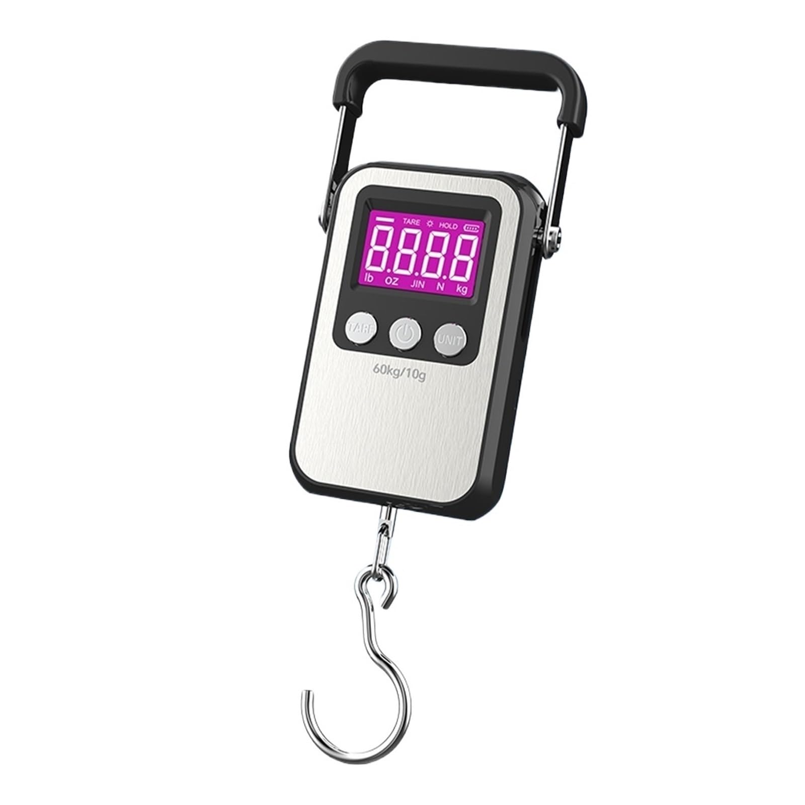 Bilancia sospesa digitale portatile, bilancia da pesca 60Kg/10g | Bilancia sospesa con display LCD