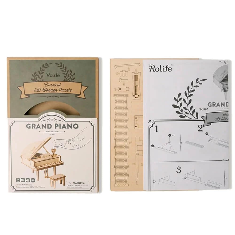 Maestro Piano de Cola de Madera para Montar