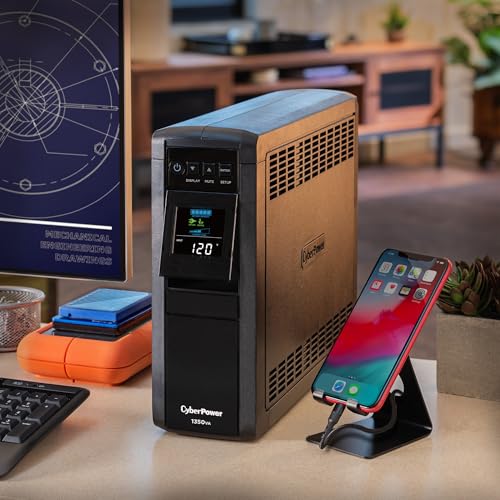 CyberPower CP1350PFCLCD PFC Sinewave UPS Battery Backup - image 8