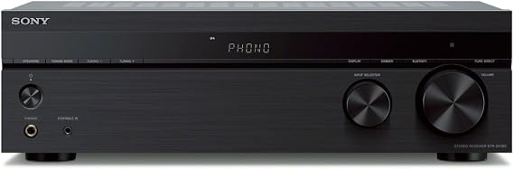 Sony STRDH190 2-ch Stereo Receiver with Phono Inputs & Bluetooth & Polk Audio T15 100 Watt Home Theater Bookshelf Speakers (Pair) - Premium Sound at a Great Value | Dolby and DTS Surround