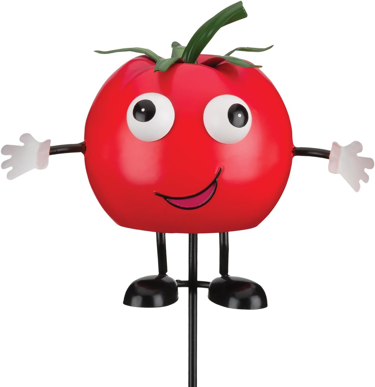 Regal Art & Gift Veggie Garden Stake Metal Decorative Yard Art for Outdoor and Indoor Use | Whimsical Vegetable Accent for Lawn, Patio, Flower Bed or Planter Display | Tomato