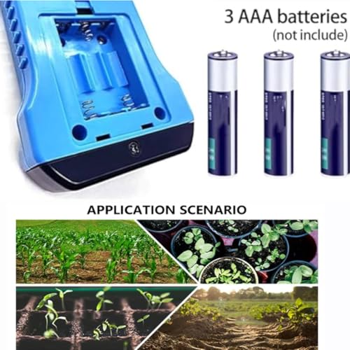 Medidor de humedad del suelo 7 en 1, probador para humedad, temperatura, humedad, pH EC y NPK, herramienta de jardín fiable