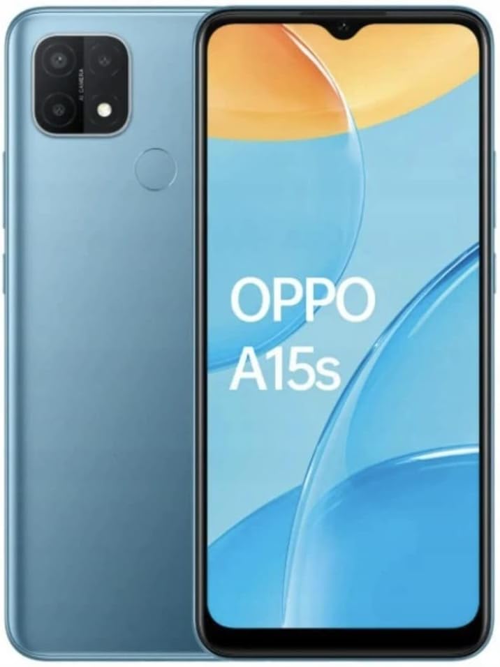 OPPO A15s Dual-SIM 64GB ROM + 4GB RAM (GSM Only | No CDMA) Factory Unlocked 4G/LTE Smartphone (Blue) - International Version