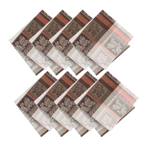 Servilletas de Tela Jacquard Cuadradas Set de 8 miniatura 1