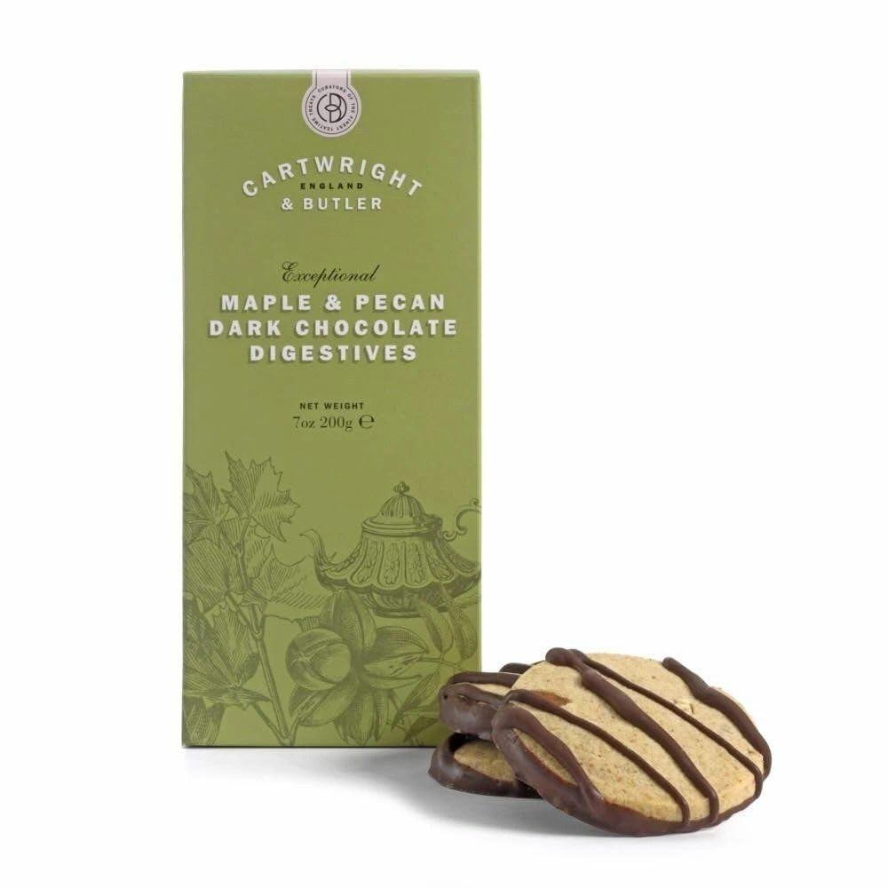 Cartwright & Butler | Maple & Pecan Chocolate Digestives In Carton