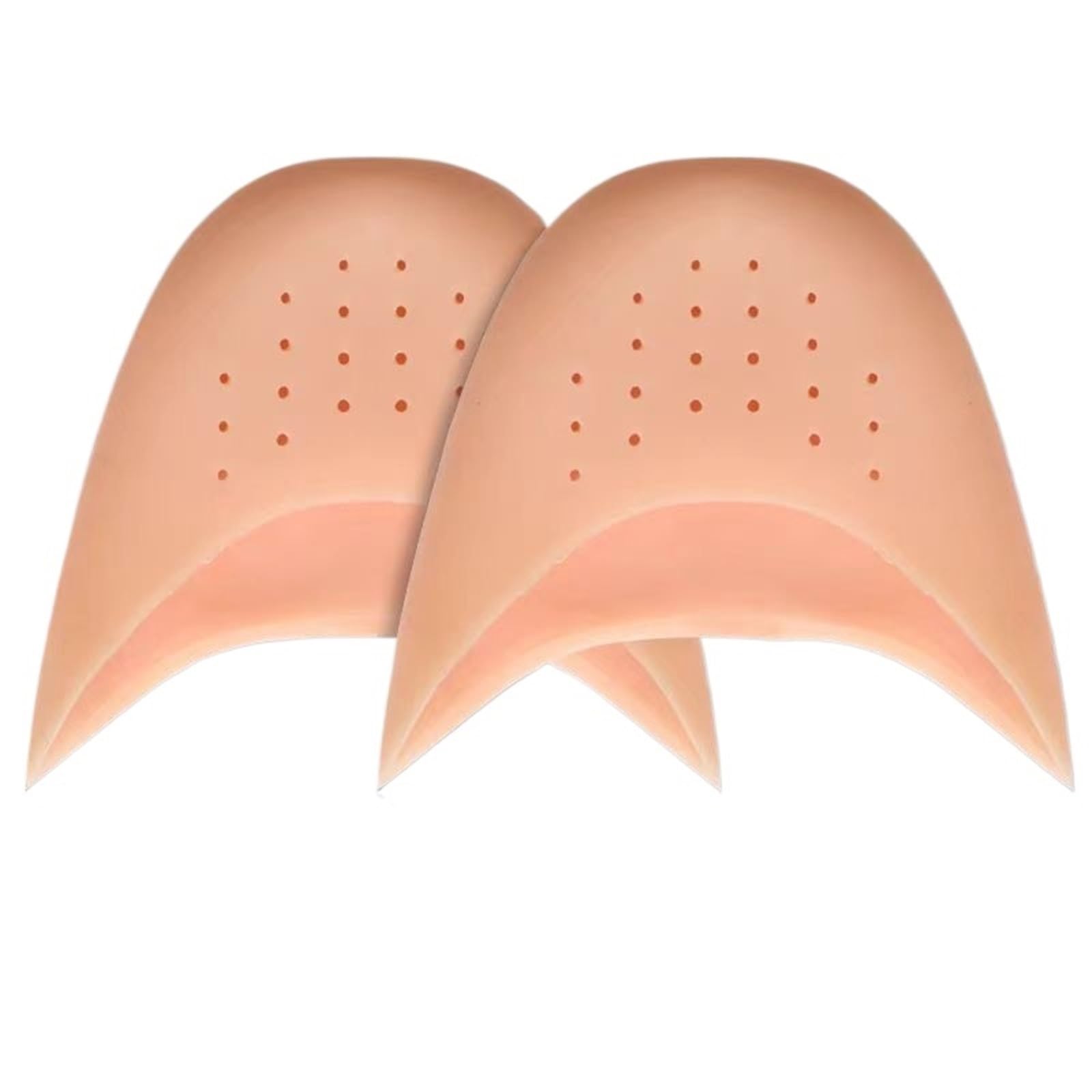 Manches d'orteil, Coussinets d'orteils de danse Ballet, 10 paires, housse protection en Gel silice avec trous, vêtements épais et Ultra doux for les orteils(2)