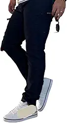 Calça Masculina Jeans Elastano PRETA SLIM Confortável