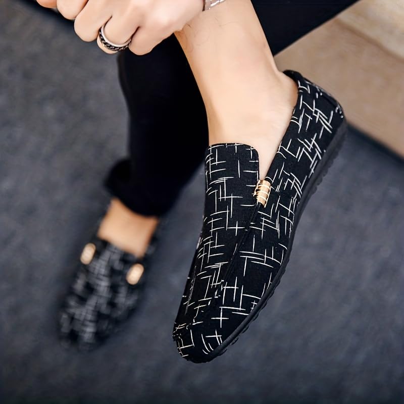 Men's Loafers, Fashionable and Casual Large Size, Breathable Upper with Rubber Sole, Suitable for Outdoor wear, Durable and Comfortable, Suitable for Formal wear, Business and Office use.3