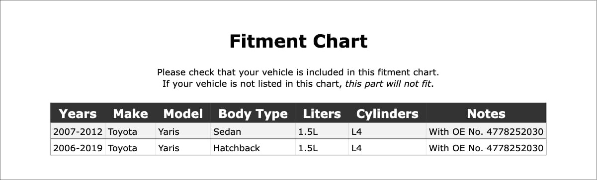 Front Left/Driver Side Brake Dust Shield Compatible With Toyota Yaris 1.5L L4 2019 2018 2017 2016 2015 2014 2013 2012 2011 2010 2009 2008 2007 2006 P-4927518