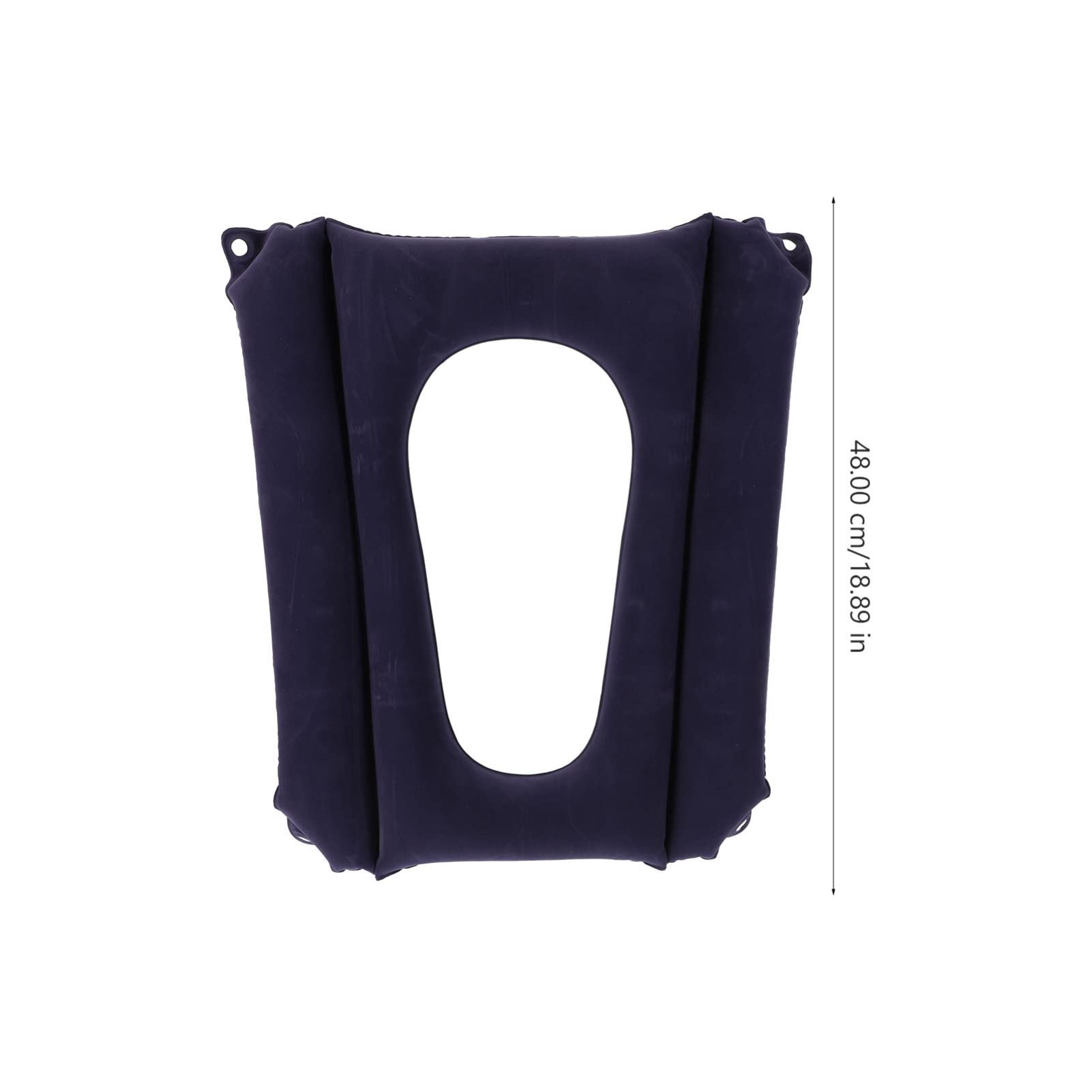 Cuscino per Sedia Gonfiabile Cavo in Pvc Floccato, Leggero, Antidecubito, per Pazienti e Allettati, Uso in Letto in Aereo Colore Casuale