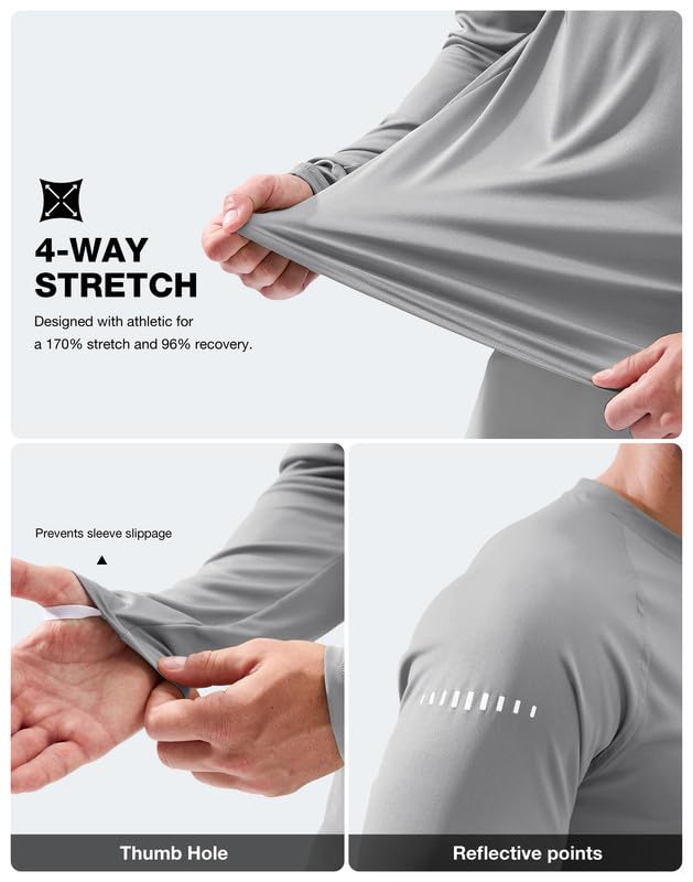 Image of Men's Sun Protection Long Sleeve Shirts UPF 50+