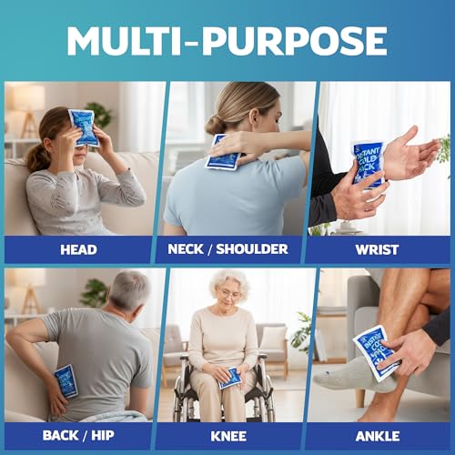 Image of 5000 Pack Pallet of Instant Ice Cold Pack (6 inch x 4.5 inch) - Disposable Instant Ice Packs for Injuries | Cold Compress Ice Pack for Pain Relief