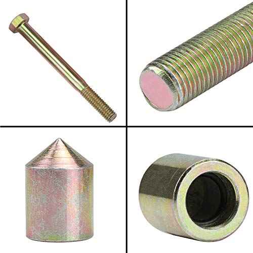 WiMas 13 Stück harmonische Balancer, Lenkradabzieher, Universal Lenkrad-Entferner-Kit