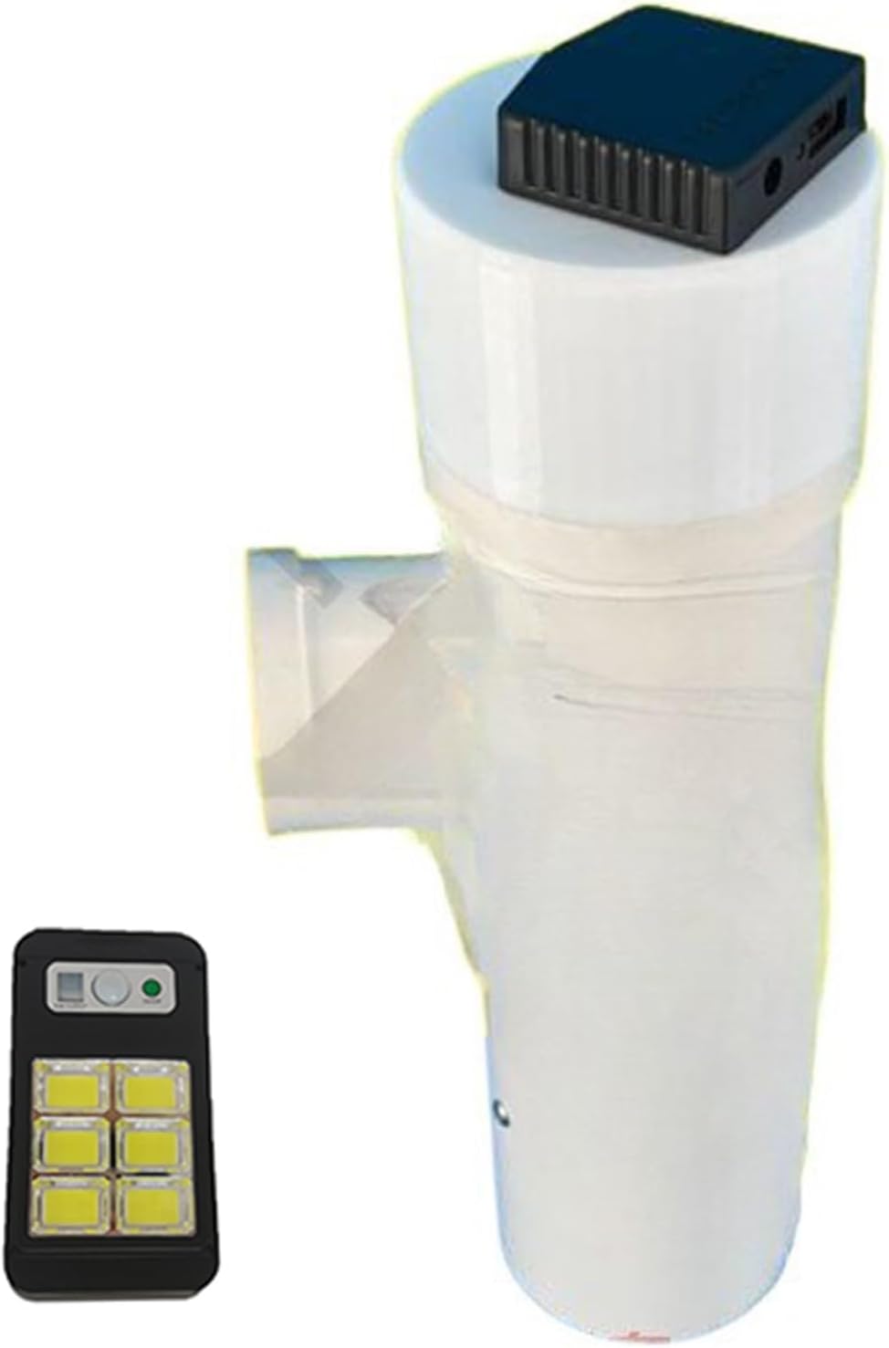 50W Portable Hydroelectric Generator With Spiral Turbine & USB3.0 Fast Charge - Lightweight PVC Water Power Generator For Outdoor, Fishpond(Short)