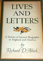 Lives and Letters a History of Literary Biography in England and America B000H849IE Book Cover