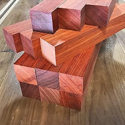 Padauk Wood Turning Blanks 4pcs - 2" x 2" x 18"
