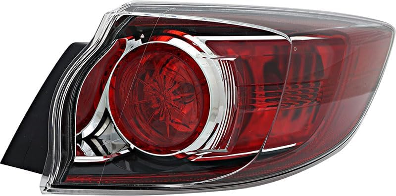 Compatible with Mazda 3 Hatchback Tail Light Lamp 2010 2011 2012 2013 Driver Left Side