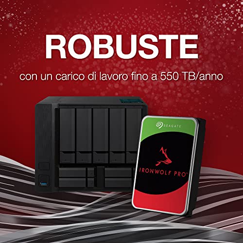 Image of Seagate IronWolf Pro 4TB, Internal Enterprise Hard Drive NAS HDD, CMR, 3.5-Inch, SATA 6Gb /s, 7200RPM, 256MB Cache, Easy Open Services, Rescue Services (ST4000NTZ01)