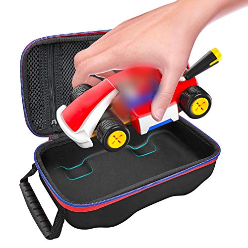 Moniel Bolsa de transporte em forma de carro Bolsa de proteção portátil com bolsa de malha integrada