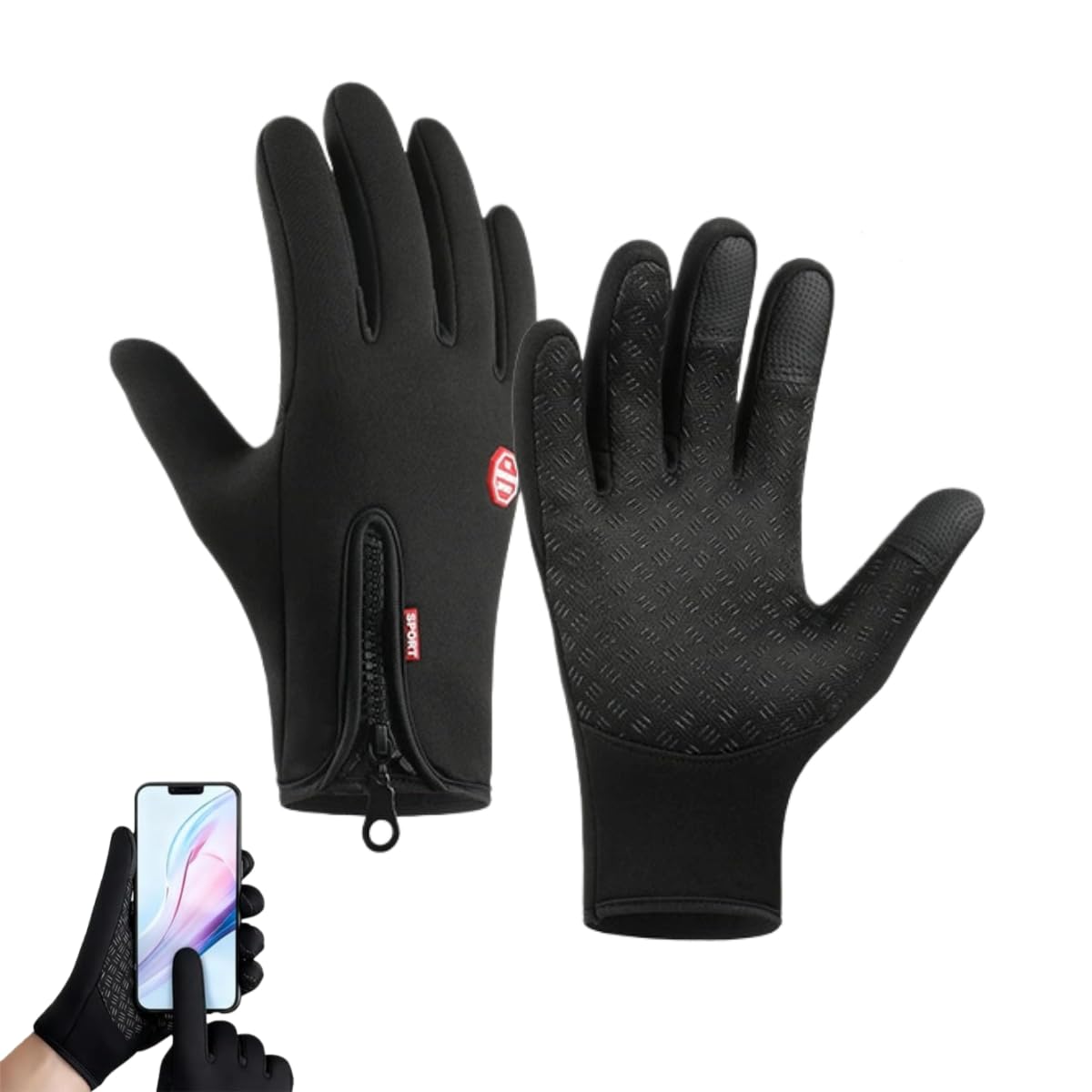 Velura Winter Gloves, Thermal Touch Screen Windproof Glove, Ultimate Waterproof & Windproof Thermal Gloves