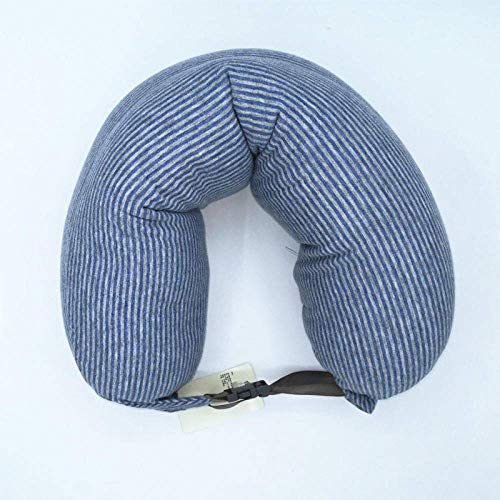 Alleviare la fatica Ferro di cavallo collo di corsa del cuscino di cotone Cuscini for massaggi nanoparticelle U Cuscino Rosa Grigio Buon aiuto per home office ( Color : Blue Gray , Size : S )