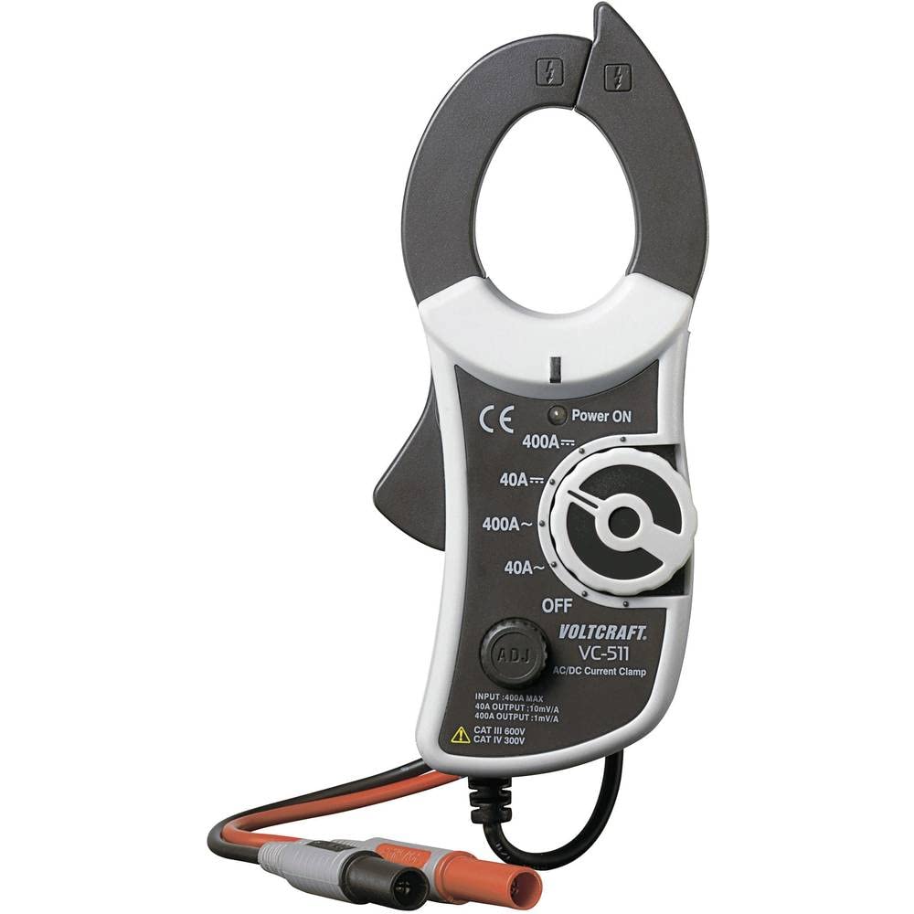 VOLTCRAFT VC-511 Stromzangenadapter Messbereich A/AC (Bereich): 0-400 A Messbereich A/DC (Bereich): 0-400 A