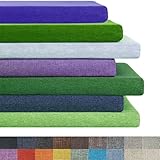 Outdoor Bankauflage 150x40x5 cm Abnehmbar & Waschbar Rutschfest Bankauflage für 2-4 Personen Bänke Garten Schaukel Terrasse Indoor (Himmelblau,...