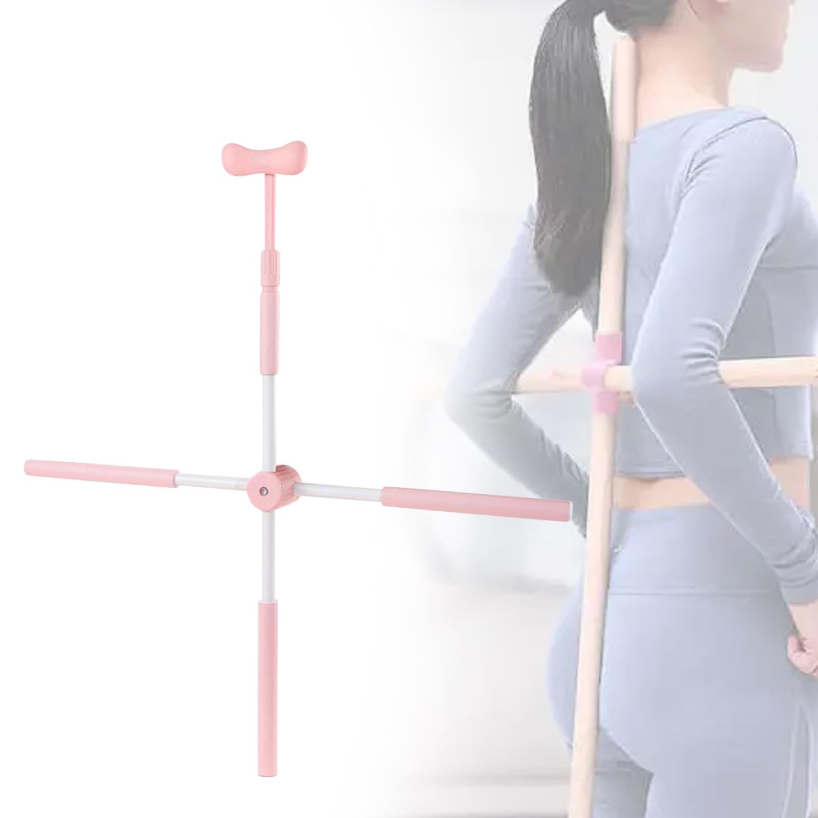 rockible Yoga Stöcke Rücken, Korrektur Stick Rücken, Haltungskorrektur Stöcke, Bodybuilding Yoga Pilates Stick, Rücken Stretching Stick für Frauen offener Rücken Gymnasten Körperformung