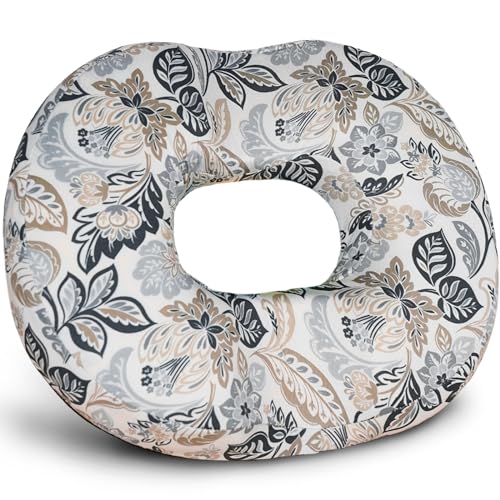 Image of gswirmchsq Donut Pillow for Tailbone Pain, Hemorrhoid Pillow for Sitting, Memory Foam Donut Hemorrhoids Seat Cushion for Tailbone Pain Relief & Women Postpartum Pregnancy