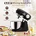 Electactic Stand Mixer With 12 Speed,5.3 Quart Electric Mixer With Tilt Head, Kitchen Mixer for Daily Use with Egg Whisk,Dough Hook,Flat Beater,BLACK