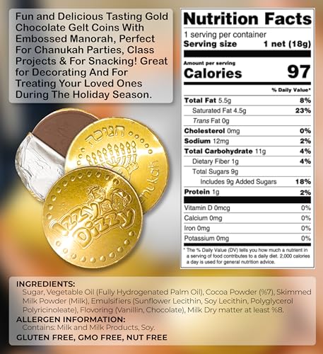 Hanukkah-Gelt-Coins-Chocolate-Kosher-Milk-Chocolate-Coins-Nut-Free-Dairy-24-Mesh-Bags-Filled-with-Menorah-Embossed-Hanukkah-Gelt-Coins