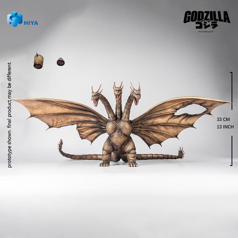 特撮 HIYA TOYS KING GHIDORAH 1991 Amazon.com: BEERISE Hiya Toys None Scale 13 Inch Godzilla vs King