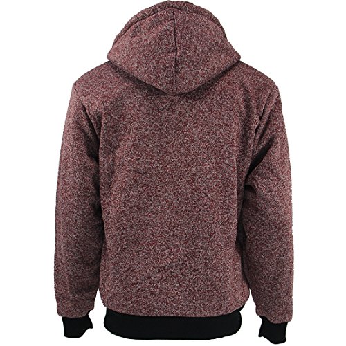 Image of Gary Com Heavyweight Sherpa Hoodies for Men, Thick Fleece Lined Full Zip Up Winter Warm Sweatshirts Work Jackets