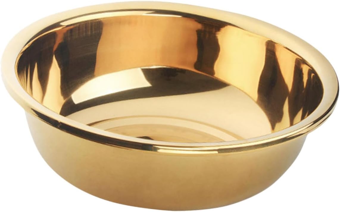 Stainless Steel Mixing Bowl Heavy-duty Rustproof Kitchen Basin for Mixing Washing and Serving Vegetables and Fruits Stainless Steel Construction Easy to Clean for Home Use