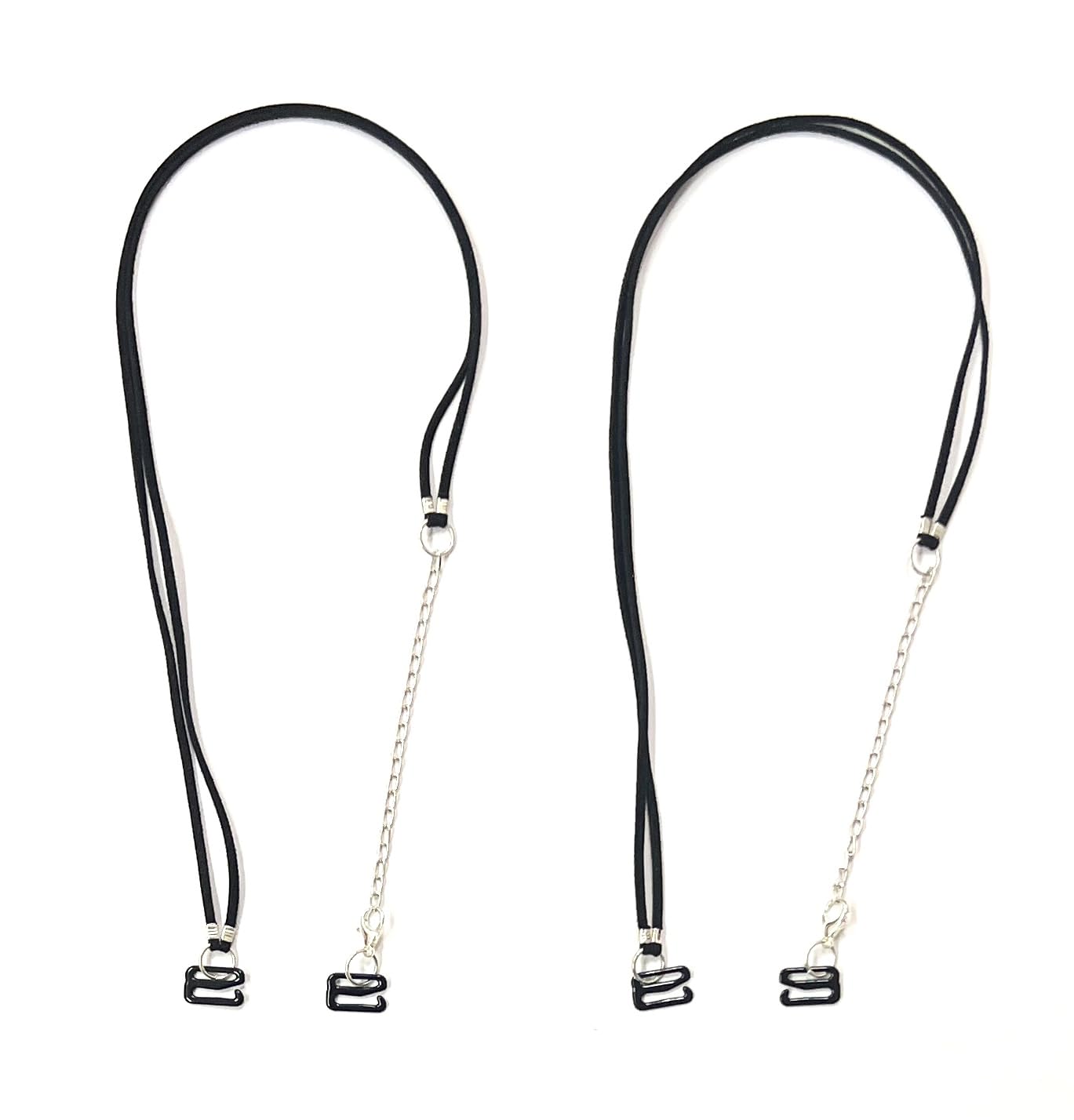 Black Double Soft Leather Cord Adjustable Women Bra Shoulder Strap for Starpless,Dresses & Tank Tops |Decorative Bra Strap for Women and Girls-image-14