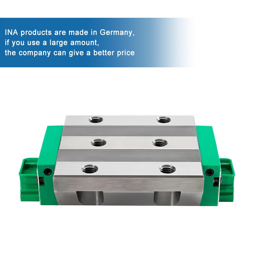 KWVE20 Glissière linéaire à rouleau, bloc de guidage linéaire, roulement Ca - Système de glissement précis pour mot lisse, compatible avec les modèles KWVE20-B-L-V1 & V2