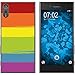 Produktbild PhoneNatic Case kompatibel mit Sony Xperia XZs Silikon-Hülle Pride Regenbogen M6