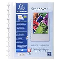 Algopix Similar Product 3 - Exacompta 86371e  30 Sleeves with Ring
