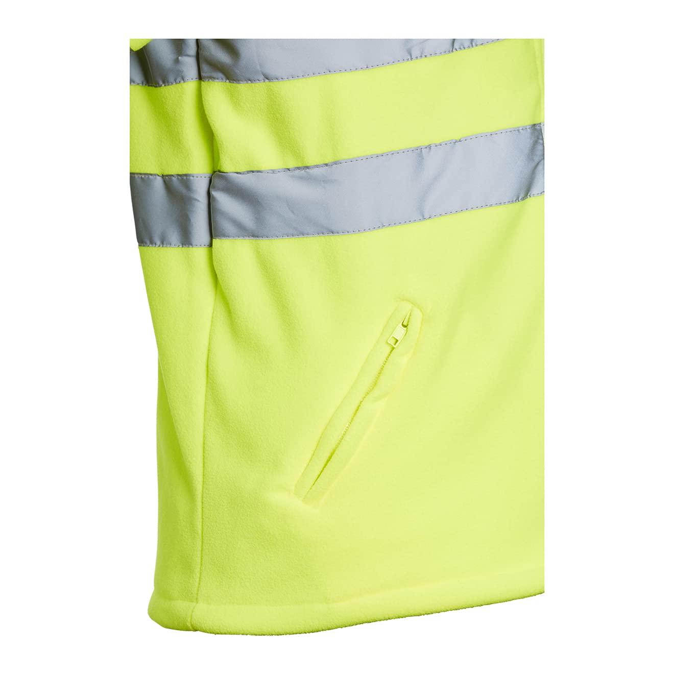 Chaqueta polar amarilla Blackrock Hi Vis, para hombre y mujer, duradera y cálida, antipilling, ropa de trabajo de seguridad reflectante de alta visibilidad, totalmente certificada EN