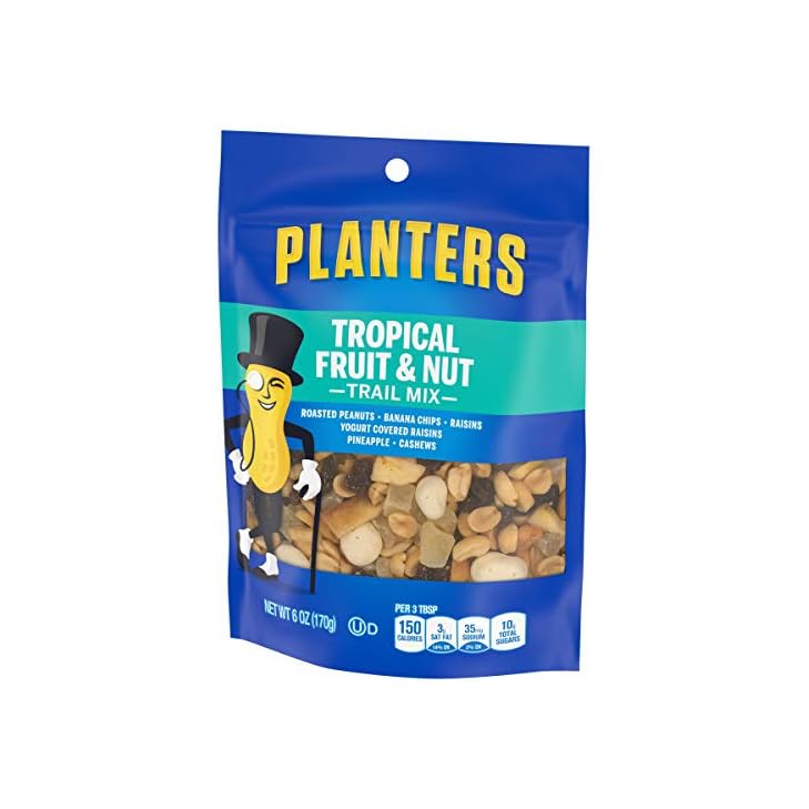 Planters Tropical Fruit & Nut Trail Mix with Roasted Peanuts (Banana