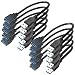SAITECH IT 2 Pack Short Length 15 cm (6 inch) USB 3.0 Extension Cable, USB 3.0 A Male to Female Extender Cable - Blue