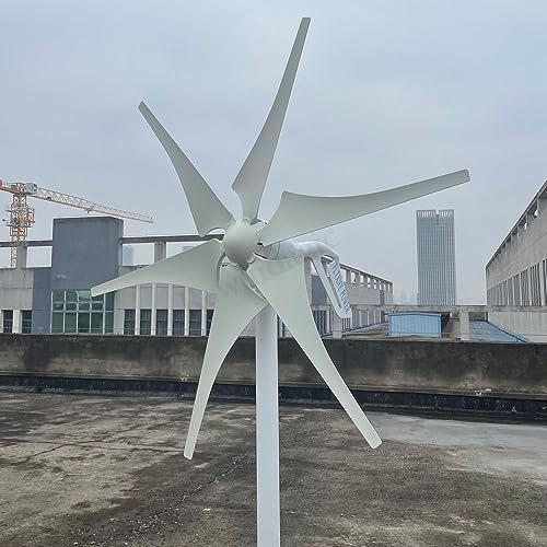 Produktbild von Windkraftanlage 12V 800W – 6-Blatt Windgenerator Mit Permanentmagnet – Leiser, Effizienter Ladestrom Für Boote, Hütten & Wohnmobile
