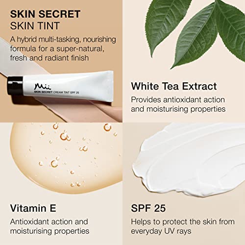 Mii Cosmetics Skin Secret, Cream Tinted Moisturiser, SPF25, Ultra Lightweight Fluid Tint - Image 4