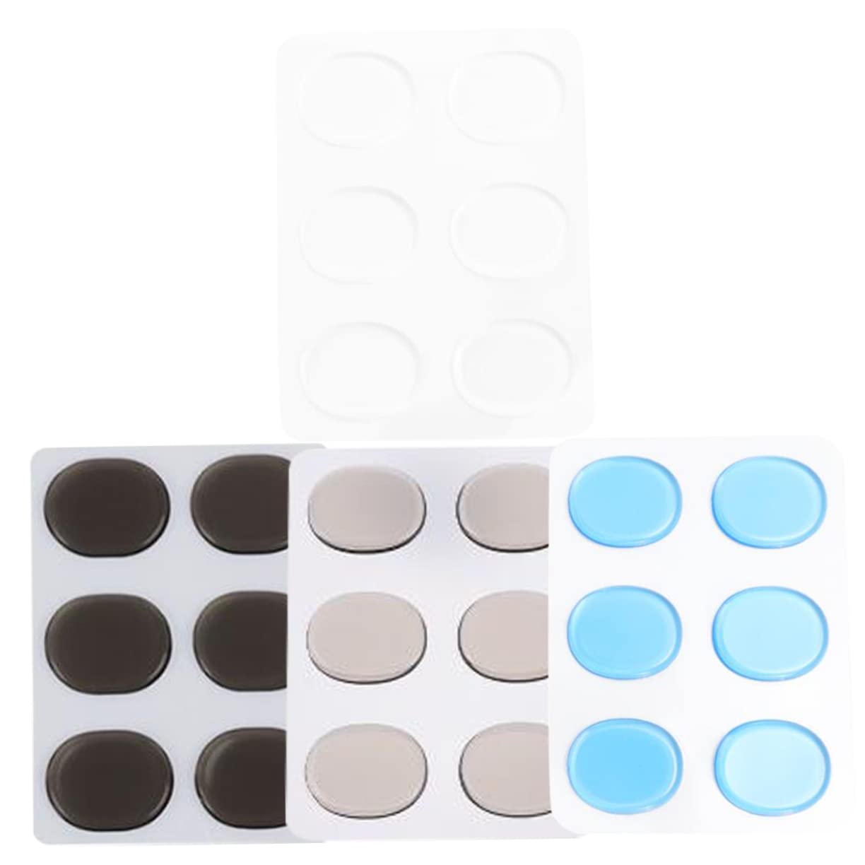 ibasenice 20 Fogli Pad mute per rullante smorzatore per piatti a tamburo tappetini per tamburi Mute per batteria Accessori per batteria smorzatori per rullante ammortizzatori a tamburo