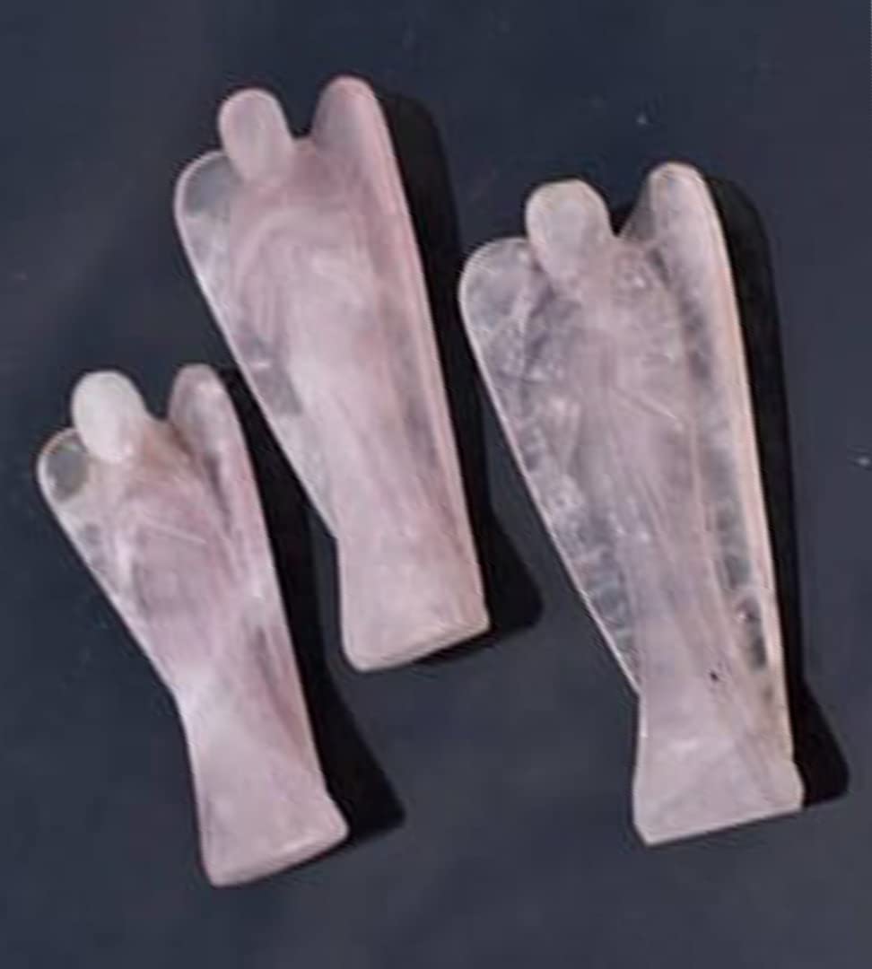 Rozenkwarts angel aura steen getrommeld 5 - 10 gram - Spiritual Garden