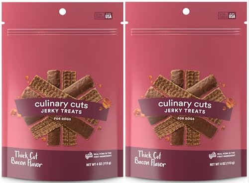 Culinary Cuts Slow-Cooked Thick Cut Bacon Jerky Dog Treats for ...