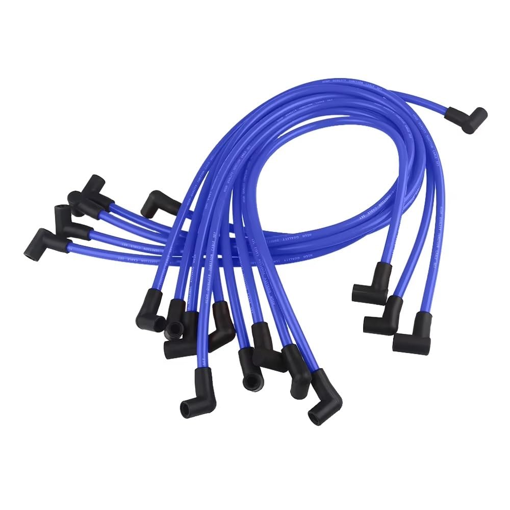 Cables de bujía para Chevy para 350 400 327 307 383 SBC 454 366 396 402 409 427 496 502 572 632 BBC V8 Cables de Encendido Cables de bujía