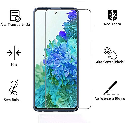 Película de Gel Full Cover de Silicone Flexível Para Samsung Galaxy S20 FE com Tela de 6.5